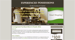 Desktop Screenshot of experiencedpossessions.net